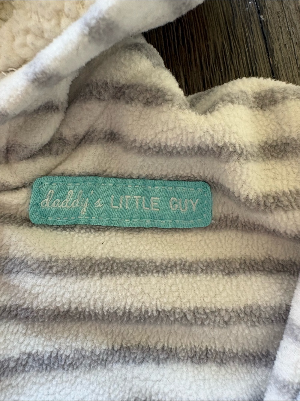 Carter's Gray Striped Hooded Baby Jacket Set - Zip Front- 3m - Picture 8 of 8